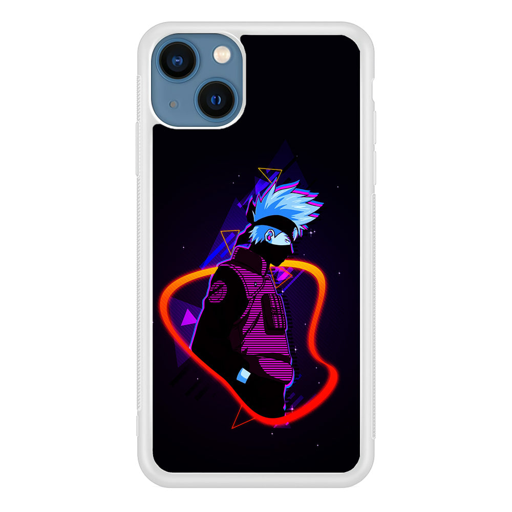 Kakashi Hatake Art iPhone 15 Case-Phone Case-Rubber White (2D Case)-Altracase