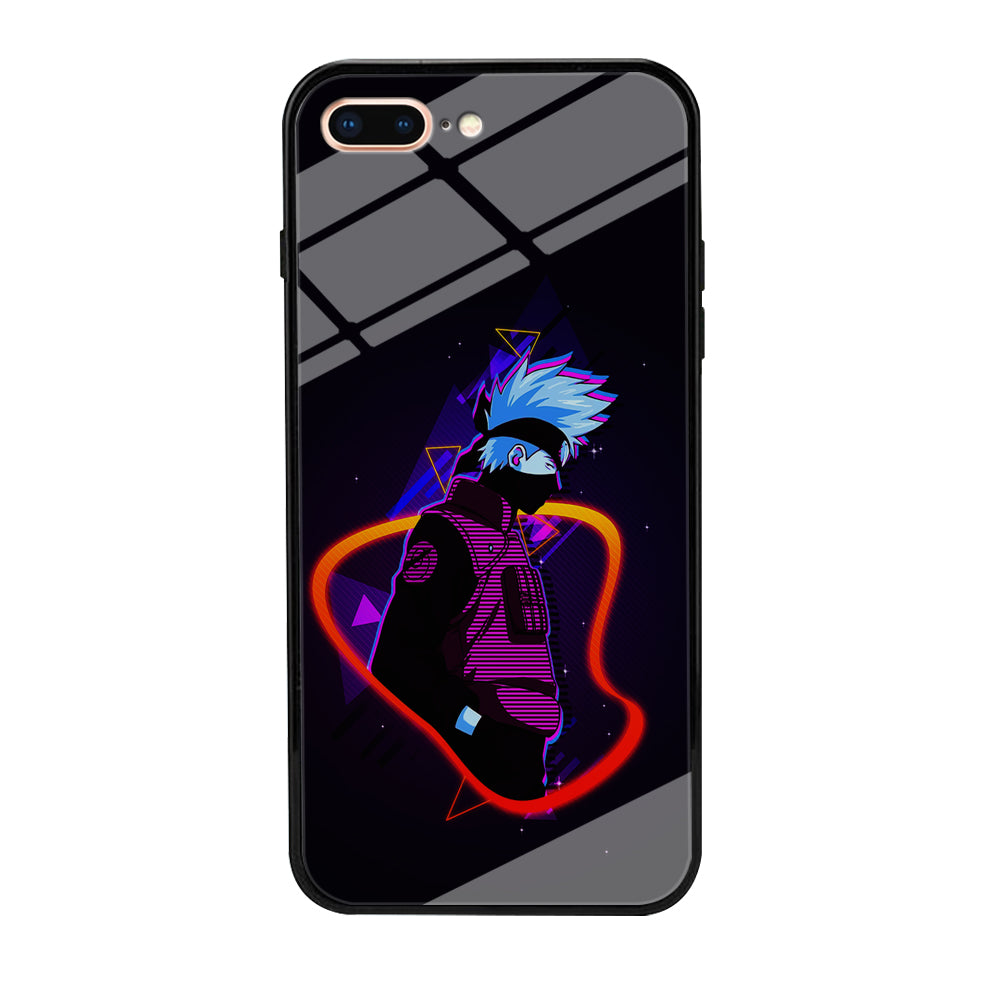 Kakashi Hatake Art iPhone 8 Plus Case-Phone Case-Tempered Glass Case-Altracase