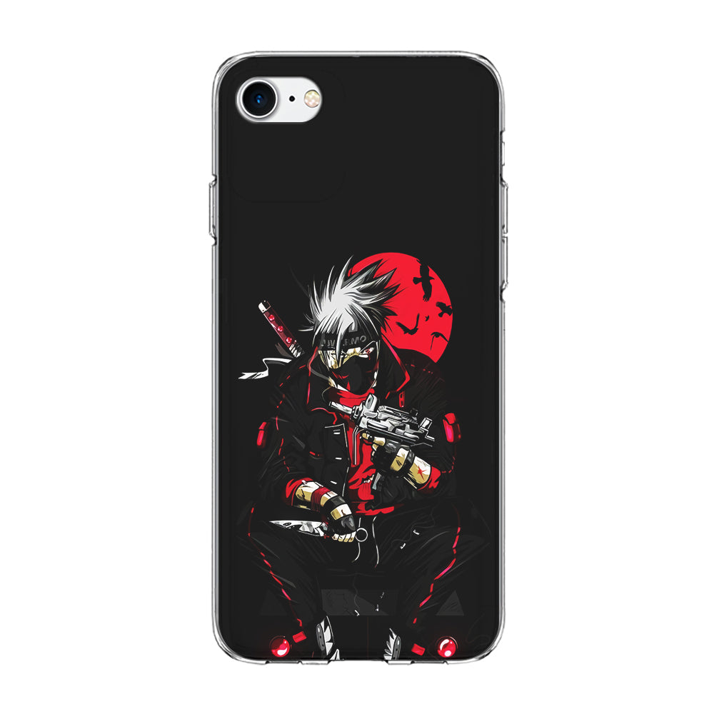 Kakashi Hatake Mafia Style iPhone 7 Case-Phone Case-Clear Soft Case-Altracase