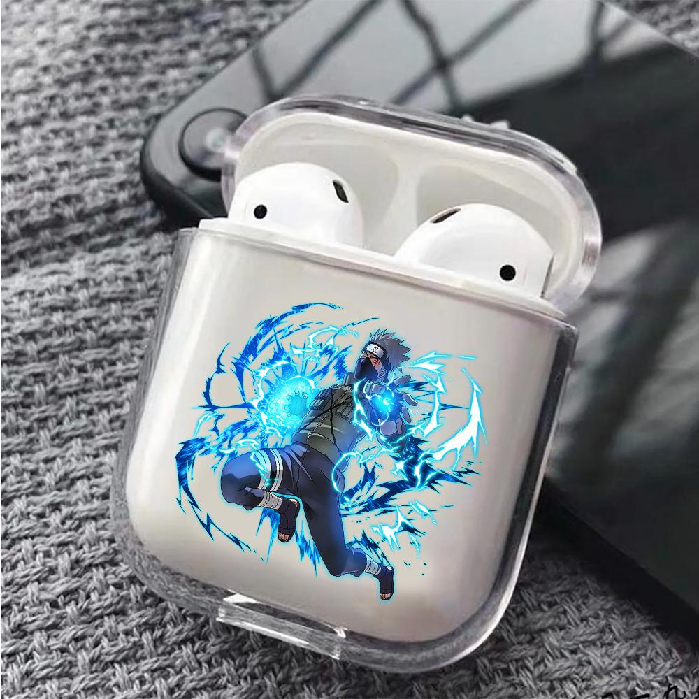 Kakashi Hatake Chidori Hard Plastic Protective Clear Case Cover For Apple Airpods-AirPod Case-Altracase
