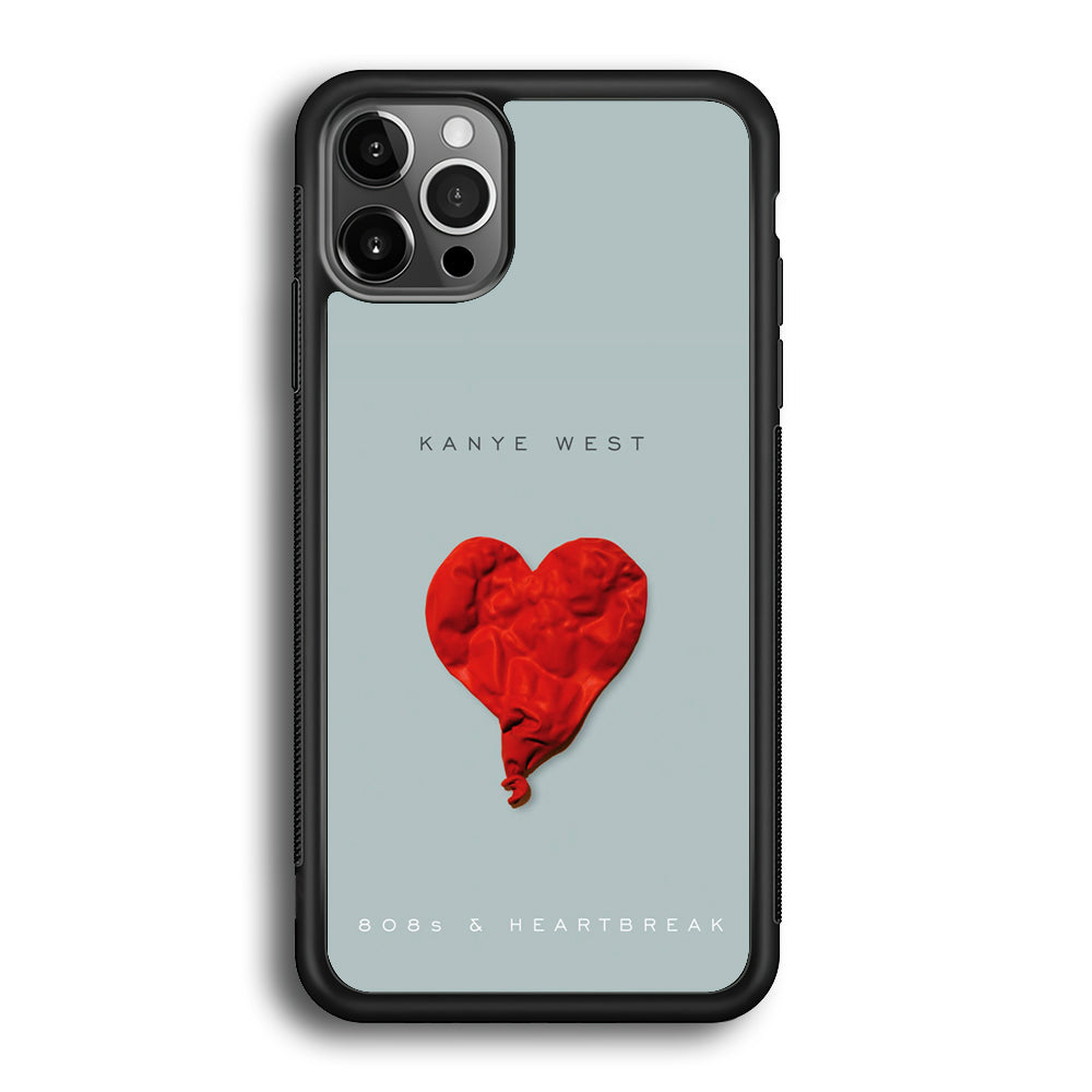 Kanye West 808s & Heartbreak iPhone 12 Pro Max Case-Phone Case-Rubber Black (2D Case)-Altracase