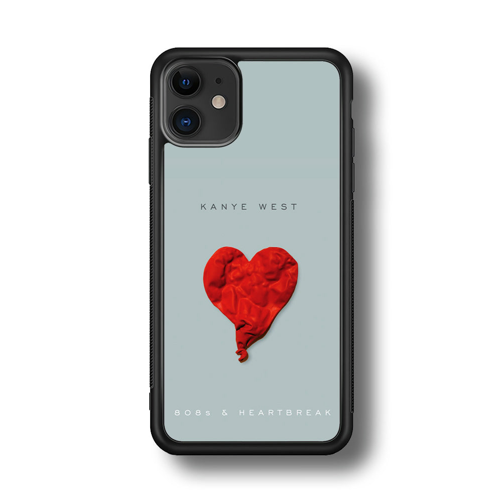 Kanye West 808s & Heartbreak iPhone 11 Case-Phone Case-Rubber Black (2D Case)-Altracase