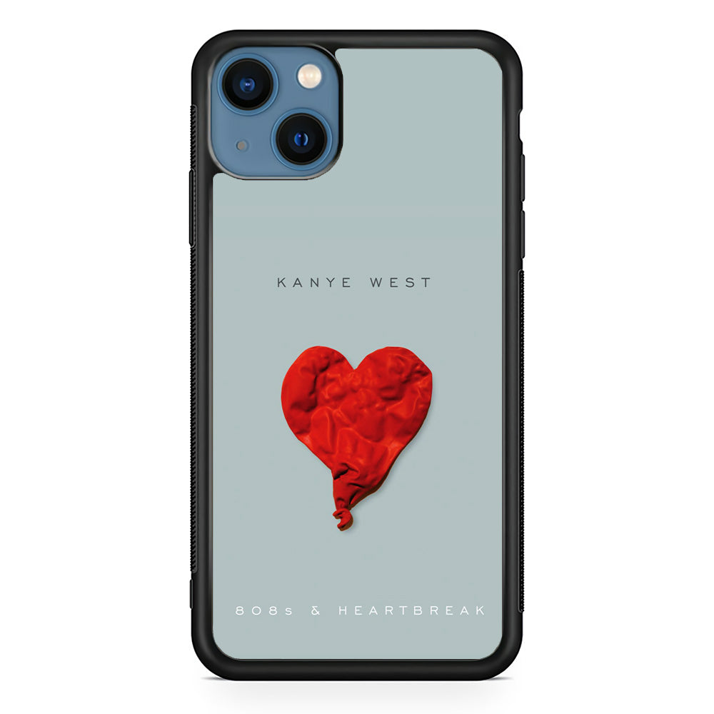 Kanye West 808s & Heartbreak iPhone 13 Mini Case-Phone Case-Rubber Black (2D Case)-Altracase