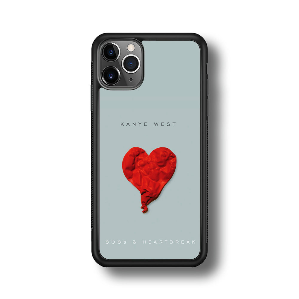 Kanye West 808s & Heartbreak iPhone 11 Pro Max Case-Phone Case-Rubber Black (2D Case)-Altracase