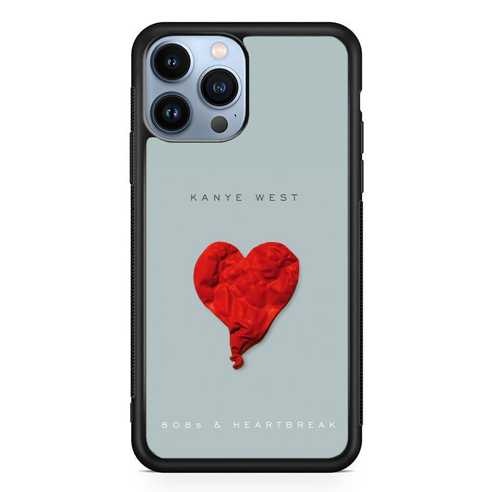 Kanye West 808s & Heartbreak iPhone 15 Pro Case-Phone Case-Rubber Black (2D Case)-Altracase