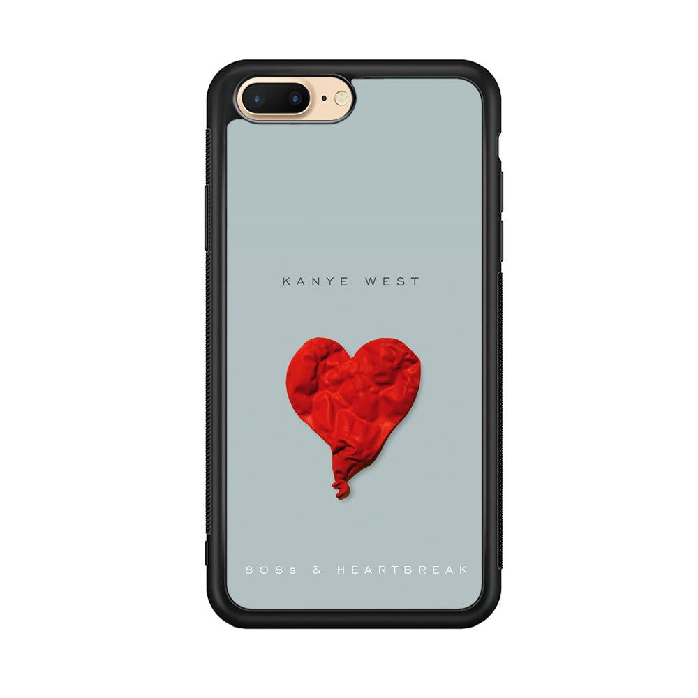 Kanye West 808s & Heartbreak iPhone 8 Plus Case-Phone Case-Rubber Black (2D Case)-Altracase