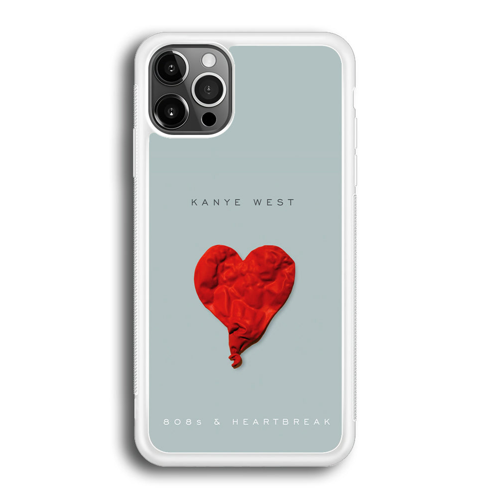 Kanye West 808s & Heartbreak iPhone 12 Pro Max Case-Phone Case-Rubber White (2D Case)-Altracase