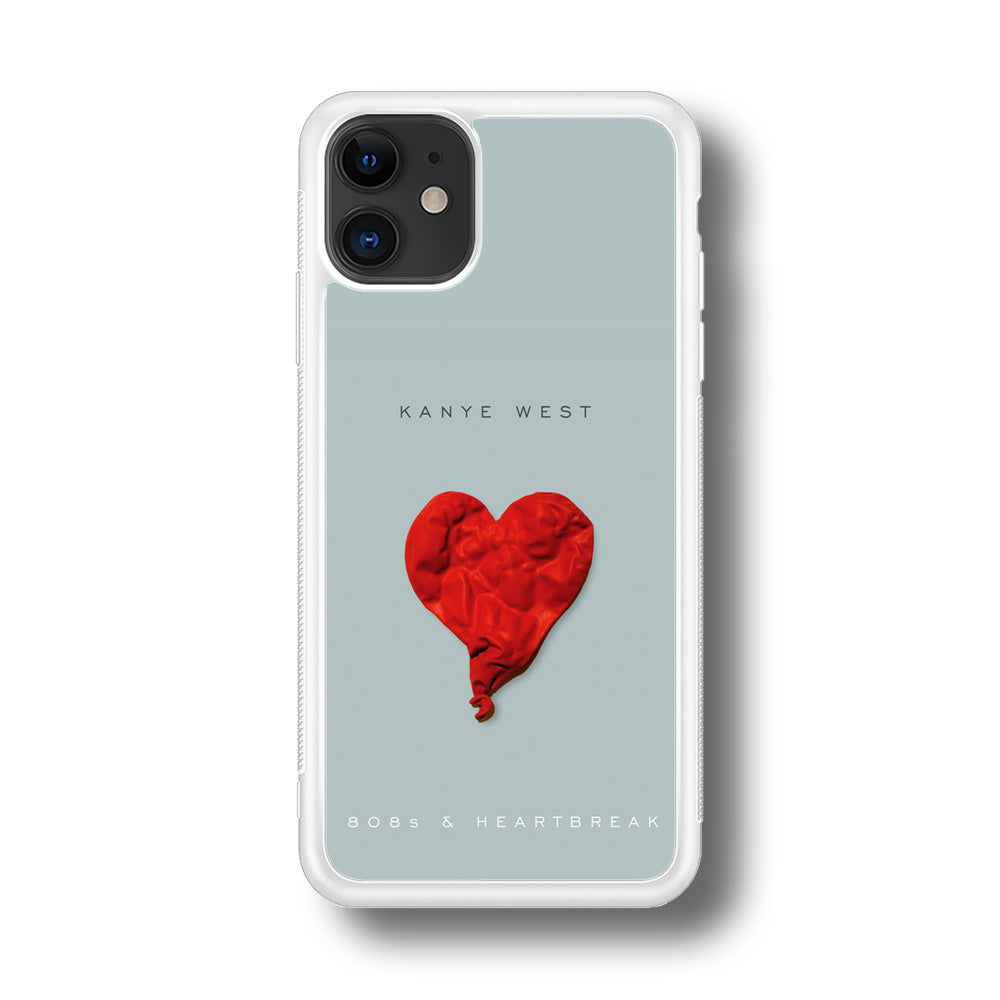 Kanye West 808s & Heartbreak iPhone 11 Case-Phone Case-Rubber White (2D Case)-Altracase