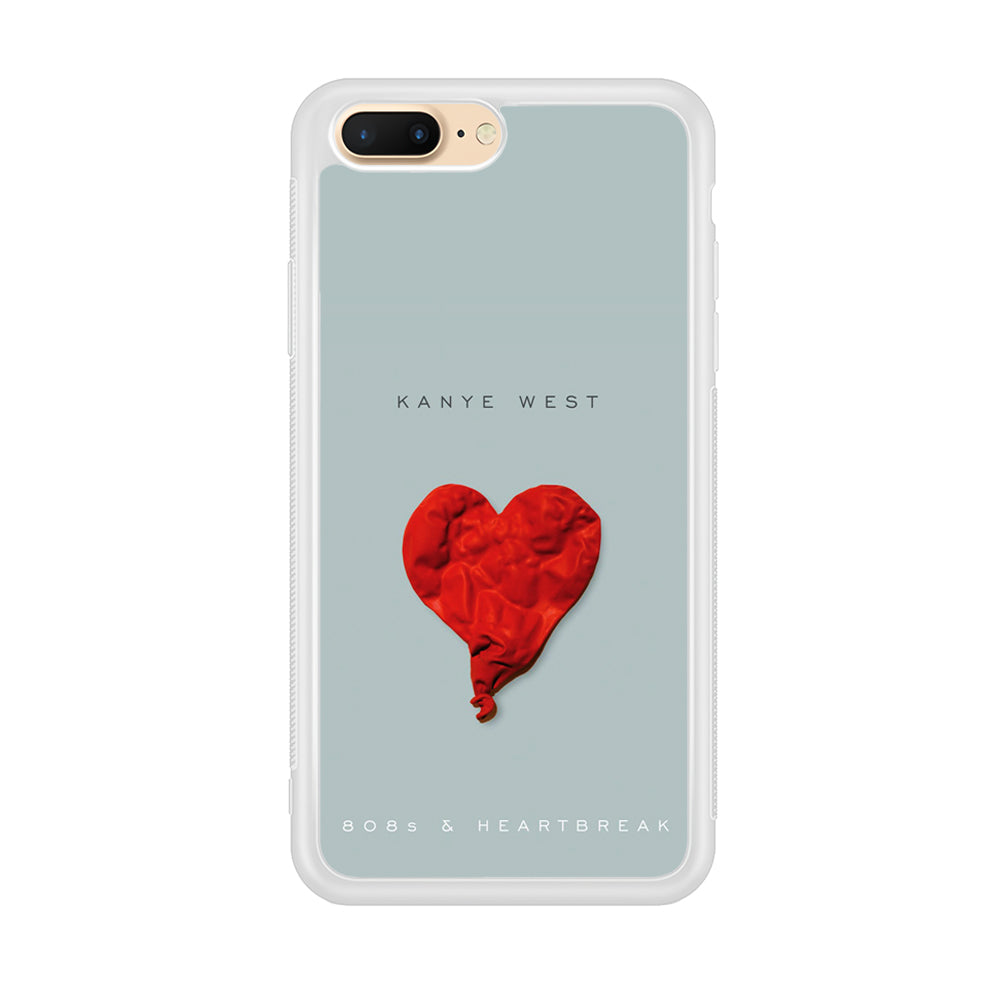 Kanye West 808s & Heartbreak iPhone 8 Plus Case-Phone Case-Rubber White (2D Case)-Altracase