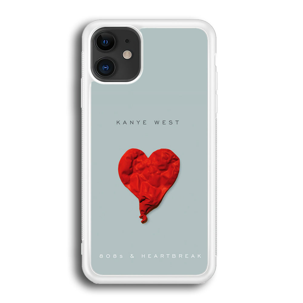 Kanye West 808s & Heartbreak iPhone 12 Case-Phone Case-Rubber White (2D Case)-Altracase