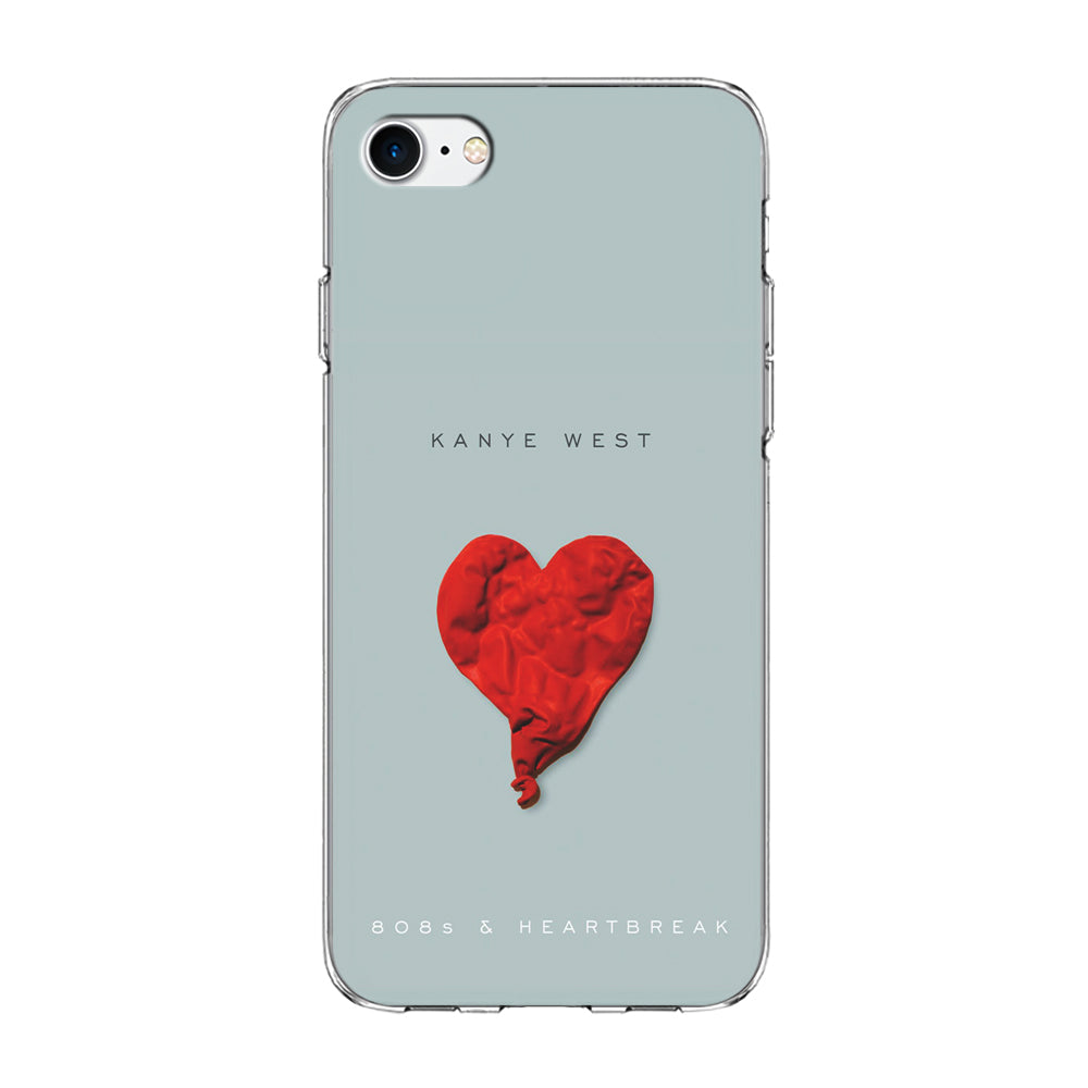 Kanye West 808s & Heartbreak iPhone 8 Case-Phone Case-Clear Soft Case-Altracase