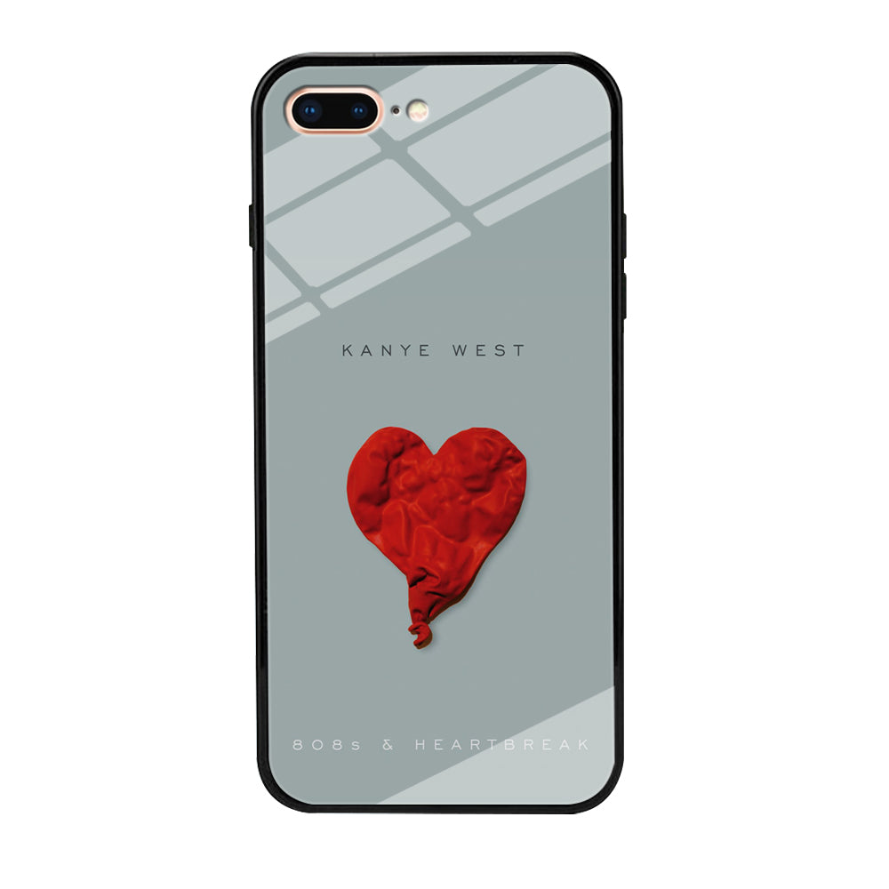 Kanye West 808s & Heartbreak iPhone 8 Plus Case-Phone Case-Tempered Glass Case-Altracase