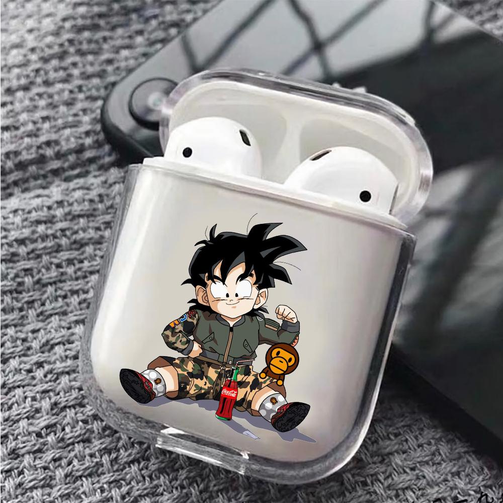 Kid Goku and Baby Milo Hard Plastic Protective Clear Case Cover For Apple Airpods-AirPod Case-Altracase