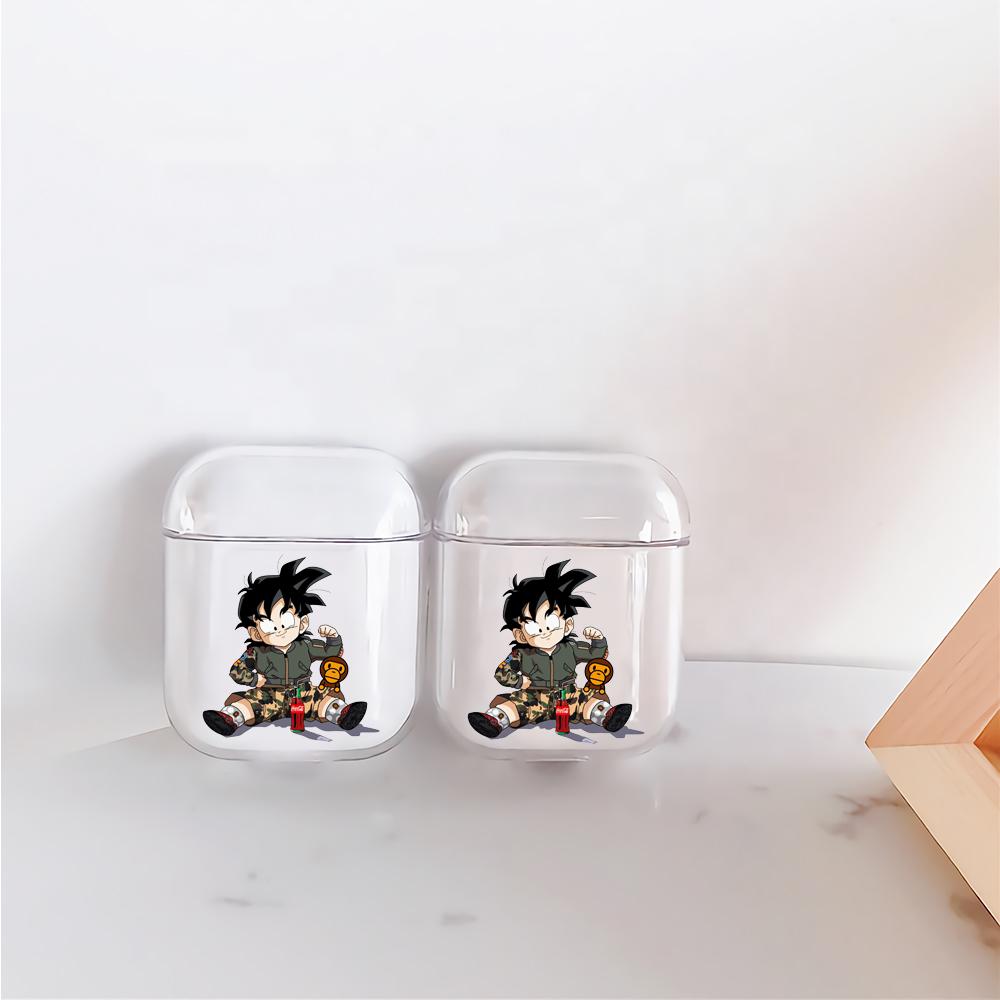 Kid Goku and Baby Milo Hard Plastic Protective Clear Case Cover For Apple Airpods-AirPod Case-Altracase