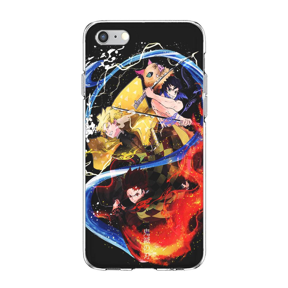 Kimetsu no Yaiba Demon Slayer iPhone 6 | 6s Case-Phone Case-Clear Soft Case-Altracase