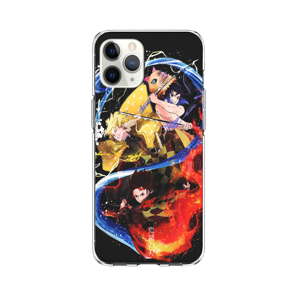 Kimetsu no Yaiba Demon Slayer iPhone 11 Pro Case-Phone Case-Clear Soft Case-Altracase