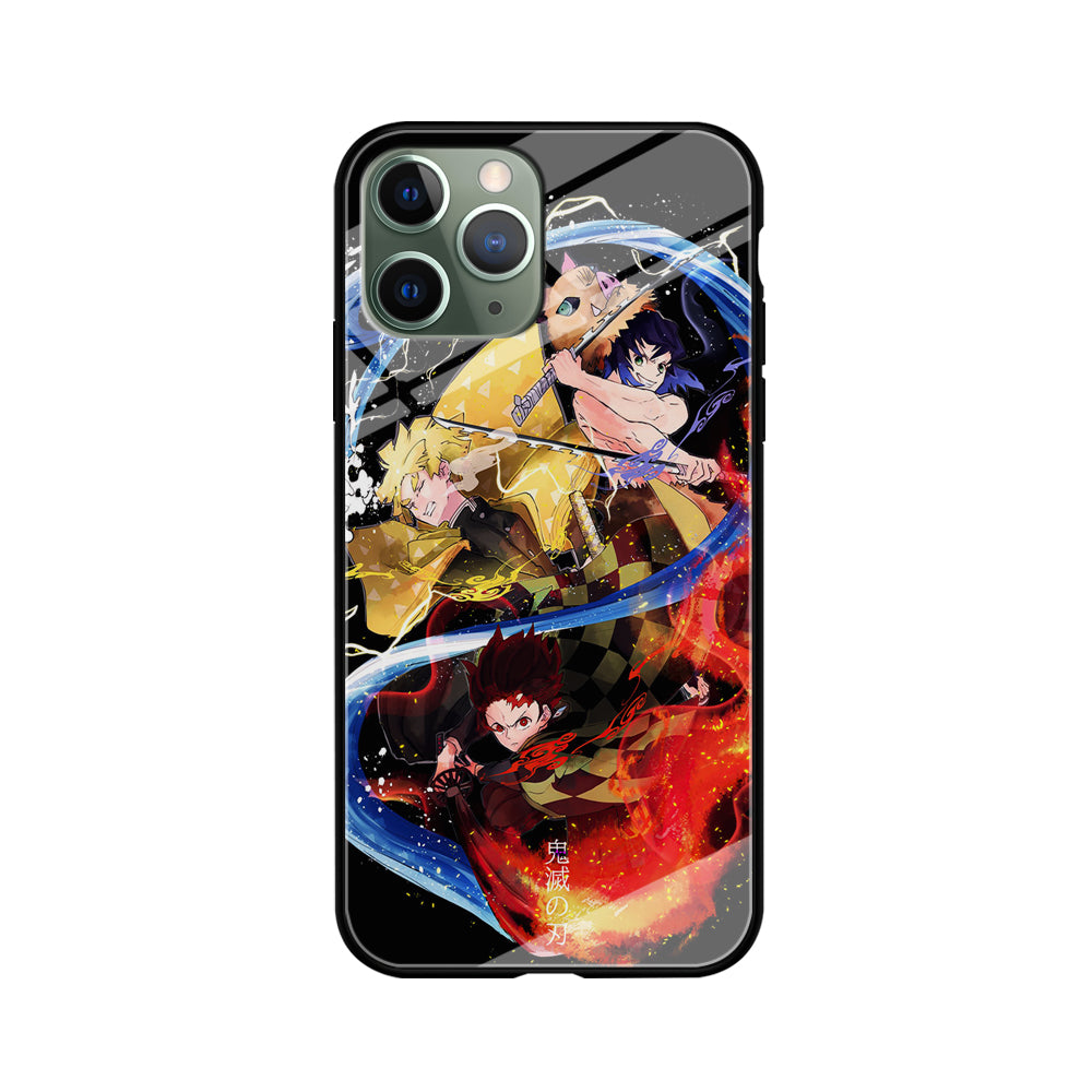 Kimetsu no Yaiba Demon Slayer iPhone 11 Pro Case-Phone Case-Tempered Glass Case-Altracase