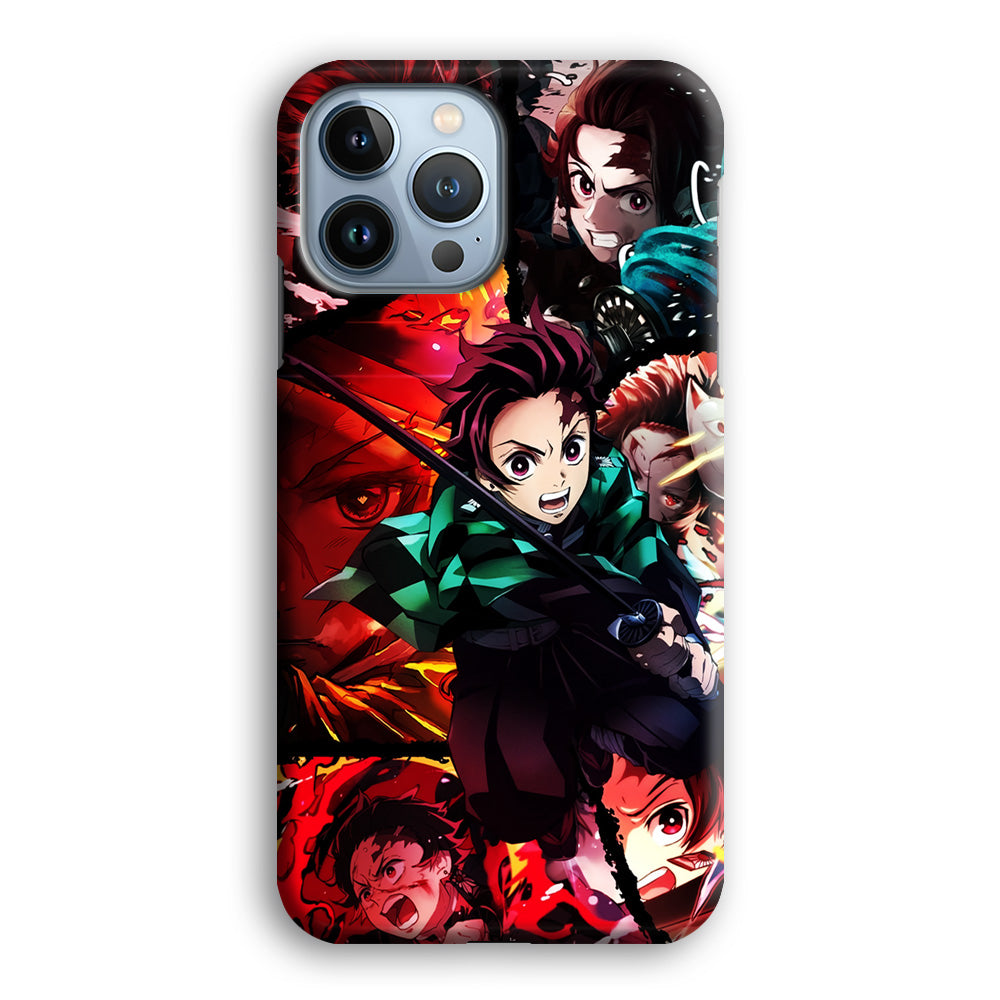 Kimetsu no Yaiba Tanjiro Aesthetic iPhone 15 Pro Case-Phone Case-3D Case-Altracase