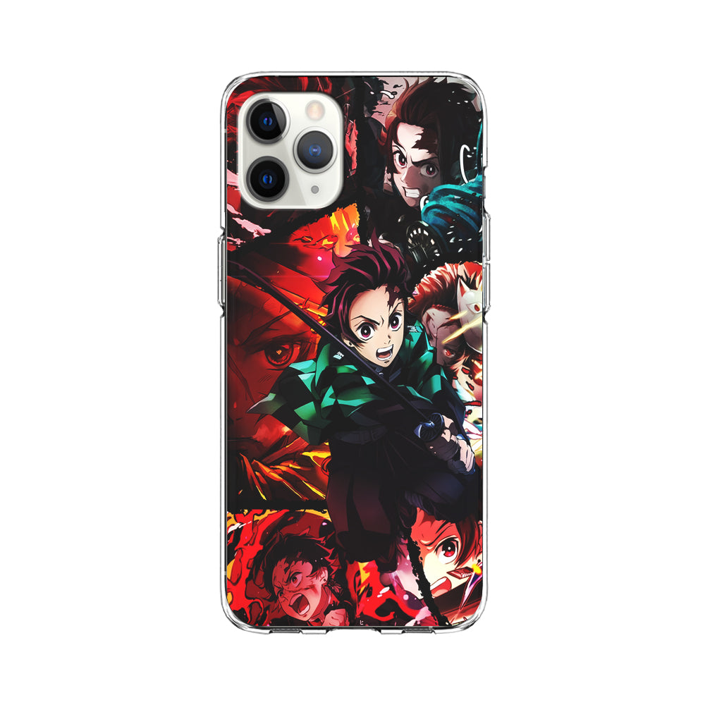 Kimetsu no Yaiba Tanjiro Aesthetic iPhone 11 Pro Case-Phone Case-Clear Soft Case-Altracase