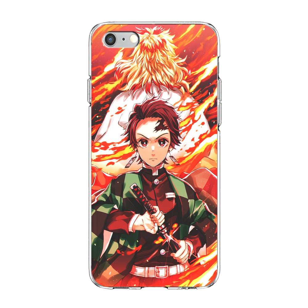 Kimetsu no Yaiba Tanjiro Kamado iPhone 6 Plus | 6s Plus Case-Phone Case-Clear Soft Case-Altracase