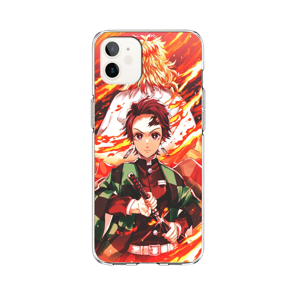 Kimetsu no Yaiba Tanjiro Kamado iPhone 12 Case-Phone Case-Clear Soft Case-Altracase