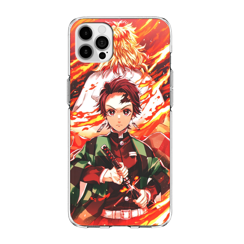 Kimetsu no Yaiba Tanjiro Kamado iPhone 15 Pro Case-Phone Case-Clear Soft Case-Altracase