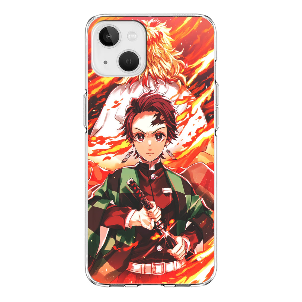 Kimetsu no Yaiba Tanjiro Kamado iPhone 13 Mini Case-Phone Case-Clear Soft Case-Altracase