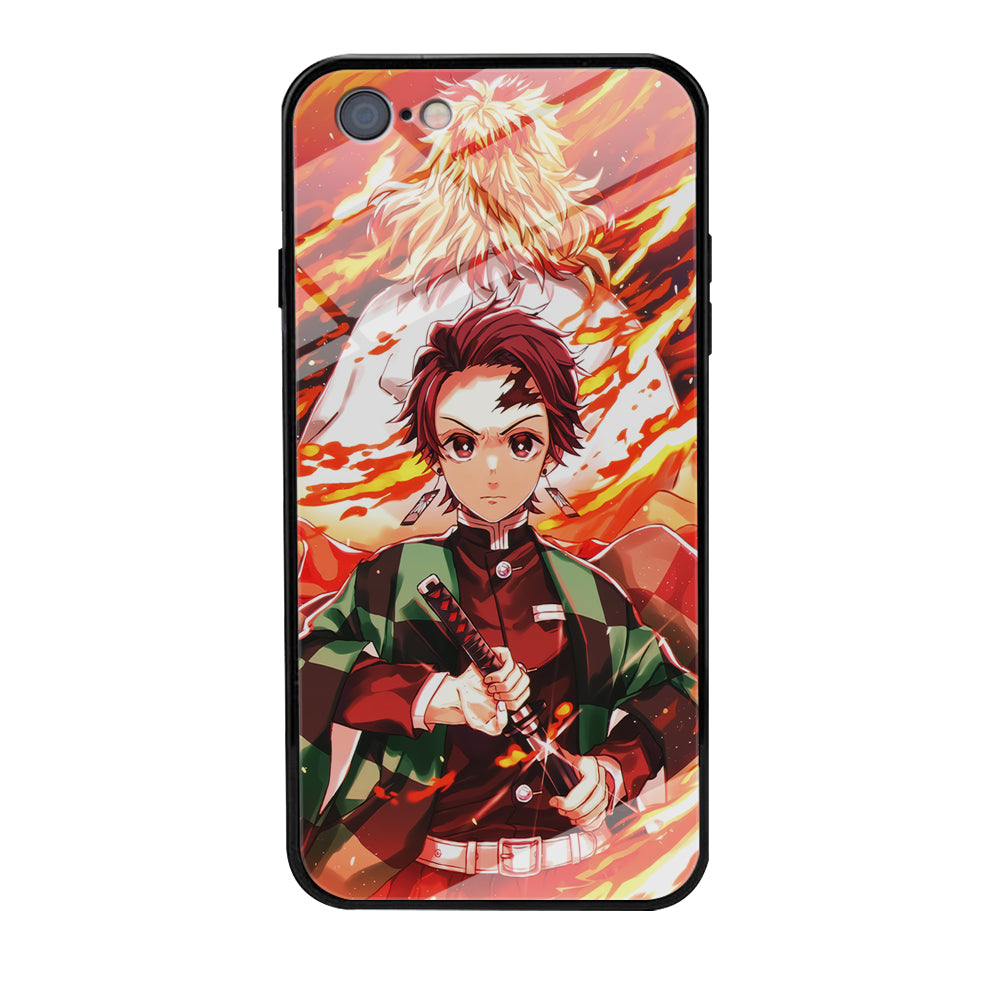 Kimetsu no Yaiba Tanjiro Kamado iPhone 6 Plus | 6s Plus Case-Phone Case-Tempered Glass Case-Altracase