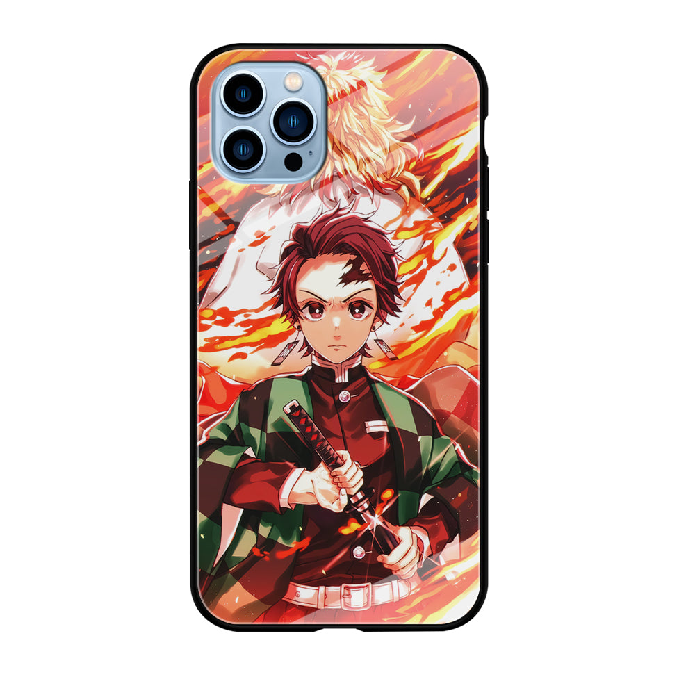 Kimetsu no Yaiba Tanjiro Kamado iPhone 12 Pro Max Case-Phone Case-Tempered Glass Case-Altracase