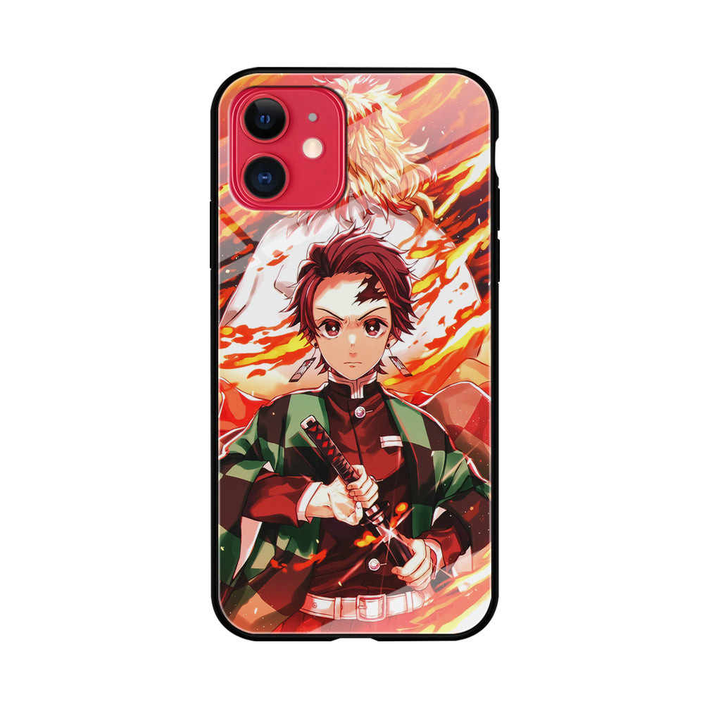 Kimetsu no Yaiba Tanjiro Kamado iPhone 11 Case-Phone Case-Tempered Glass Case-Altracase