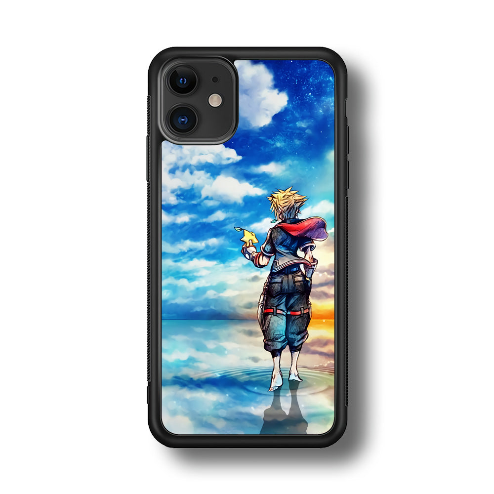 Kingdom Hearts Art iPhone 11 Case-Phone Case-Rubber Black (2D Case)-Altracase