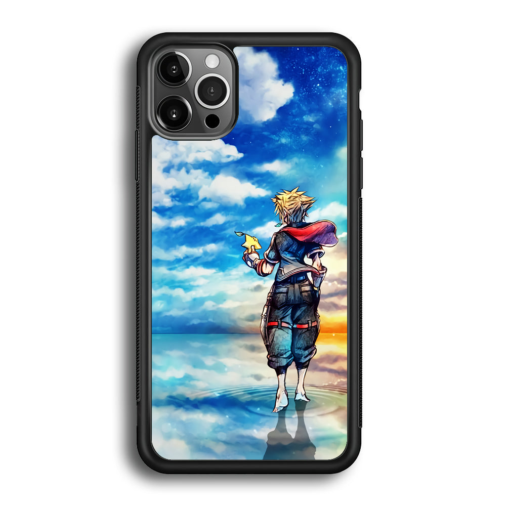 Kingdom Hearts Art iPhone 12 Pro Max Case-Phone Case-Rubber Black (2D Case)-Altracase