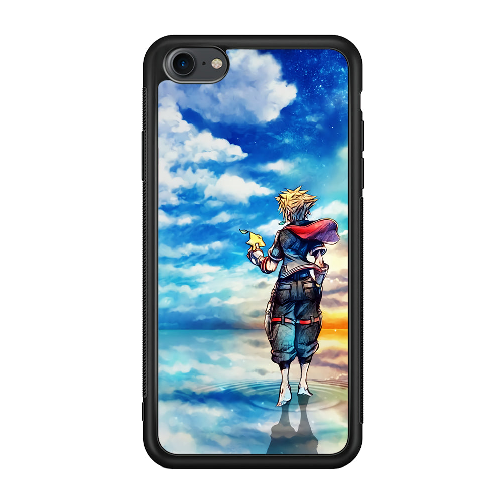 Kingdom Hearts Art iPhone 7 Case-Phone Case-Rubber Black (2D Case)-Altracase