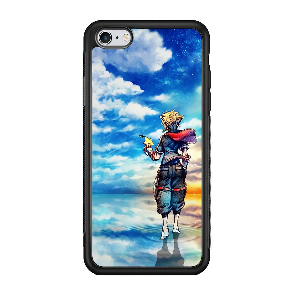 Kingdom Hearts Art iPhone 6 | 6s Case-Phone Case-Rubber Black (2D Case)-Altracase