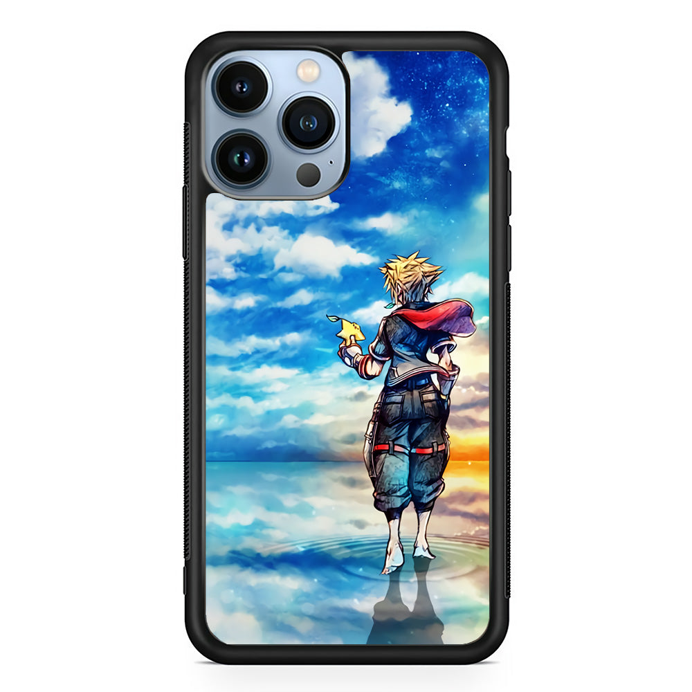 Kingdom Hearts Art iPhone 15 Pro Case-Phone Case-Rubber Black (2D Case)-Altracase