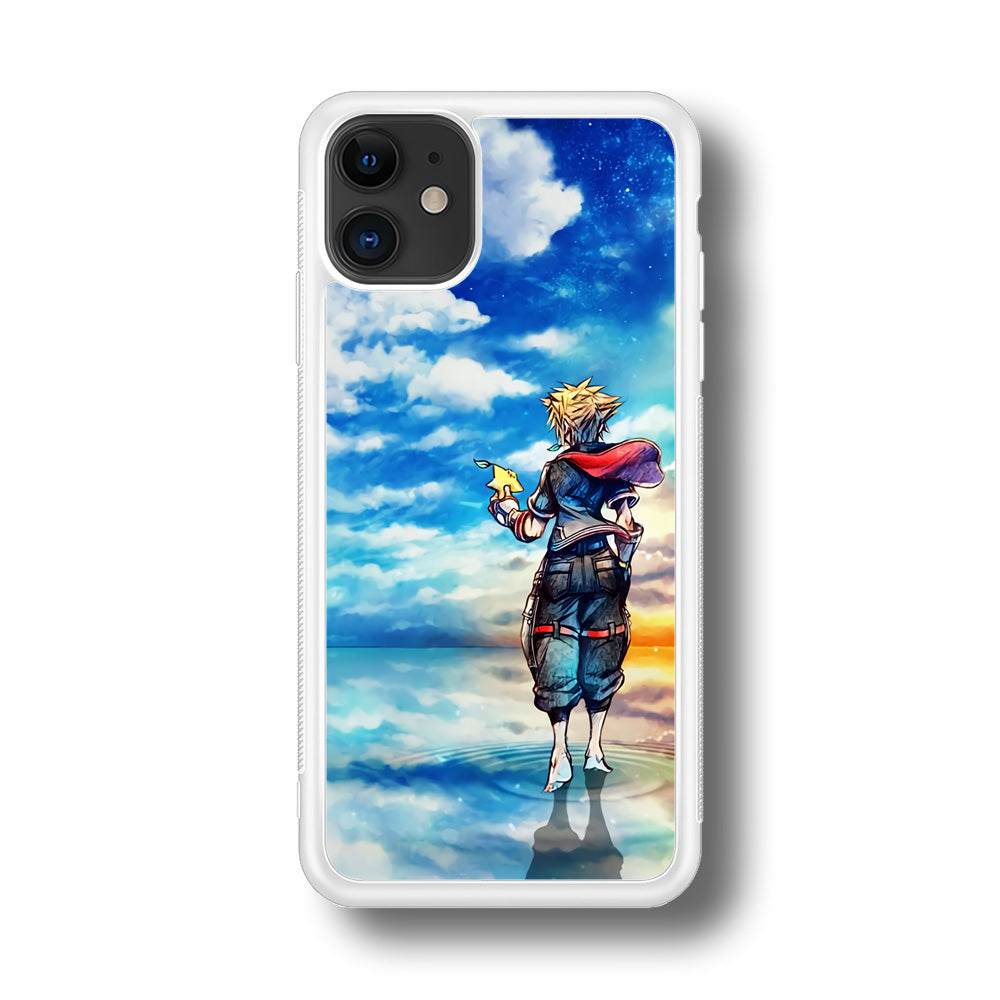 Kingdom Hearts Art iPhone 11 Case-Phone Case-Rubber White (2D Case)-Altracase