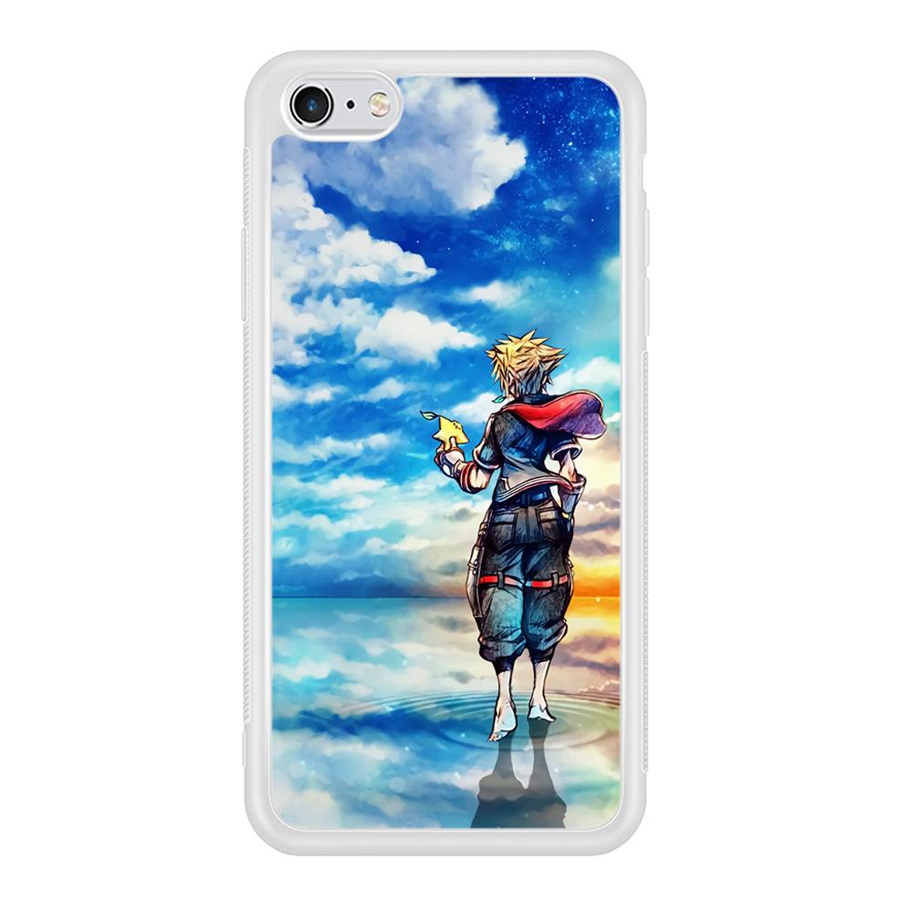 Kingdom Hearts Art iPhone 6 | 6s Case-Phone Case-Rubber White (2D Case)-Altracase