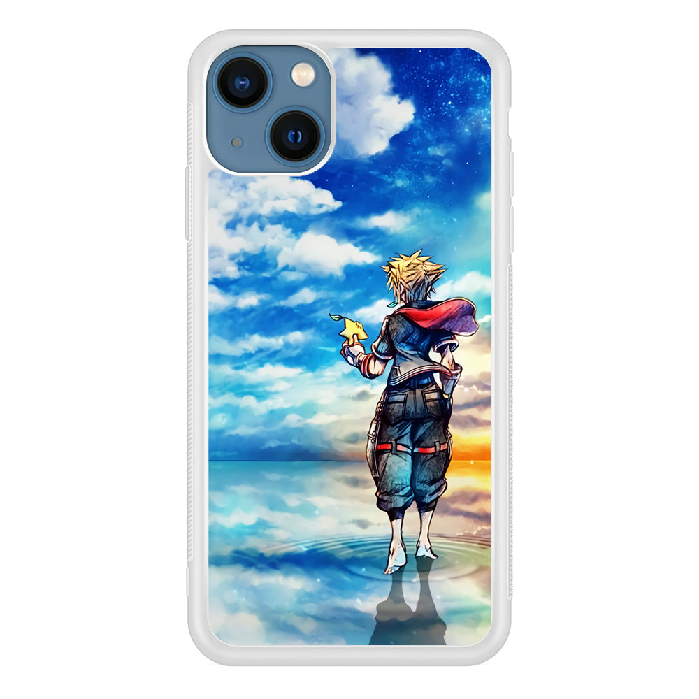 Kingdom Hearts Art iPhone 13 Mini Case-Phone Case-Rubber White (2D Case)-Altracase