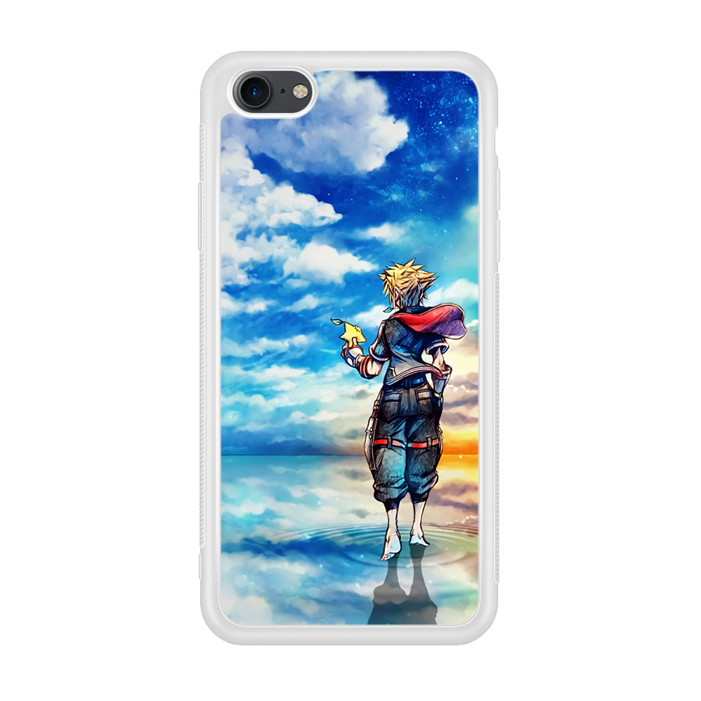 Kingdom Hearts Art iPhone 7 Case-Phone Case-Rubber White (2D Case)-Altracase