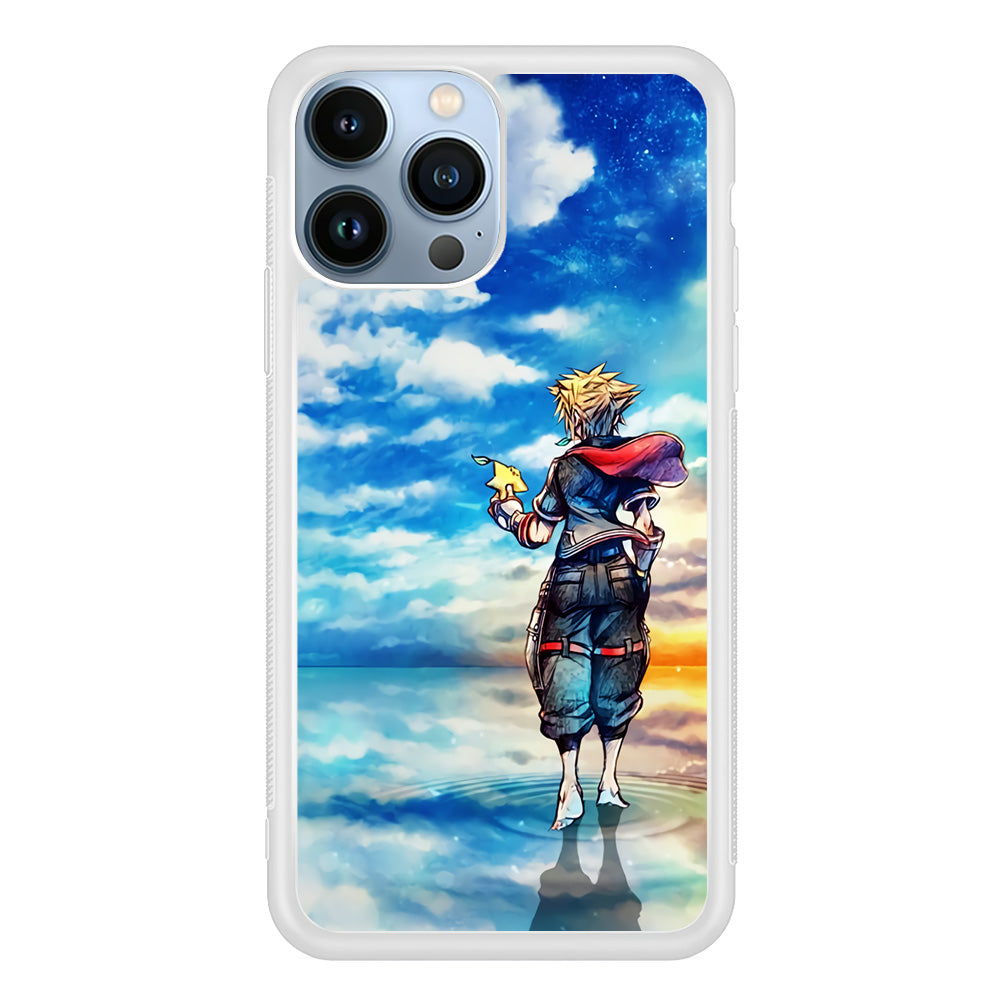 Kingdom Hearts Art iPhone 15 Pro Case-Phone Case-Rubber White (2D Case)-Altracase