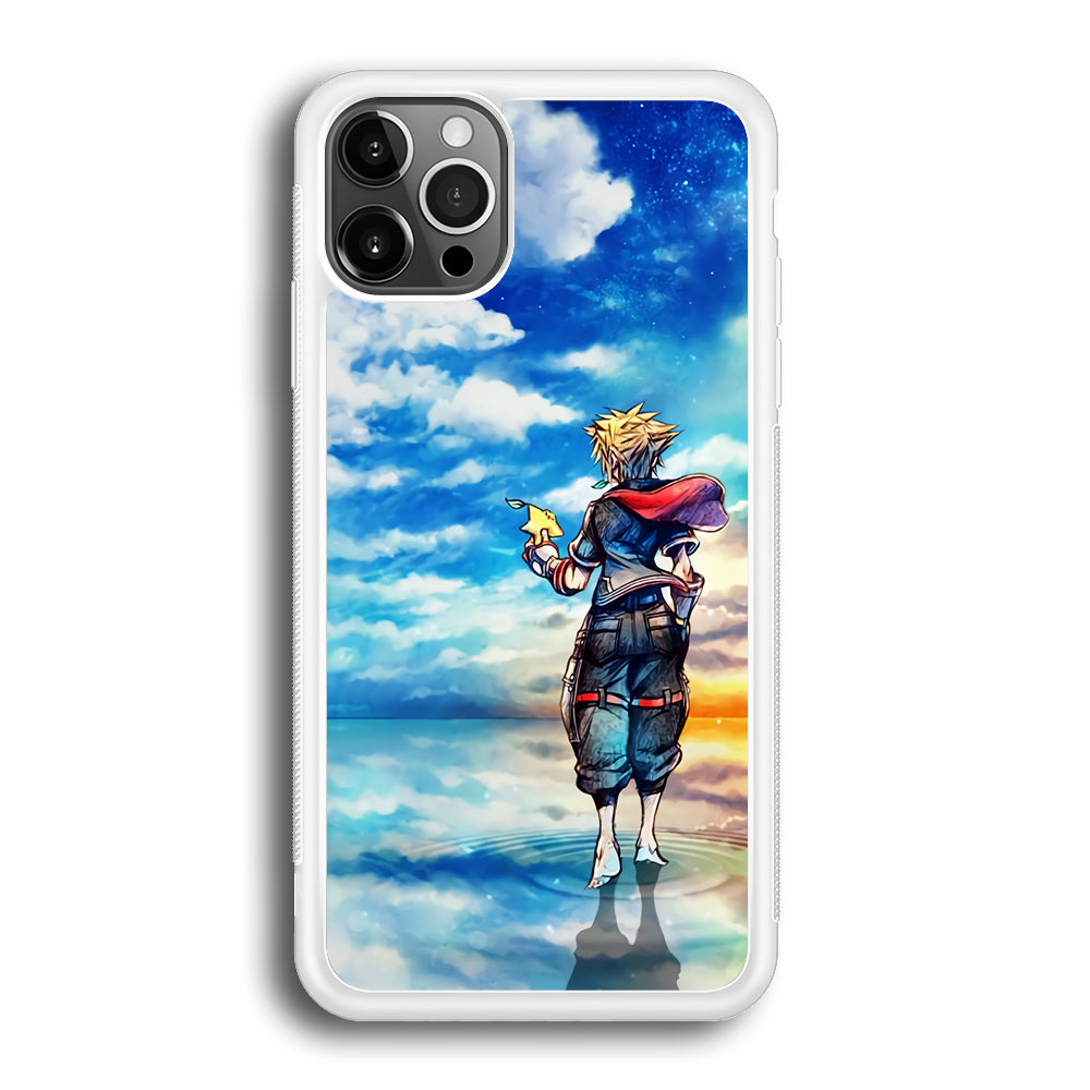 Kingdom Hearts Art iPhone 12 Pro Max Case-Phone Case-Rubber White (2D Case)-Altracase