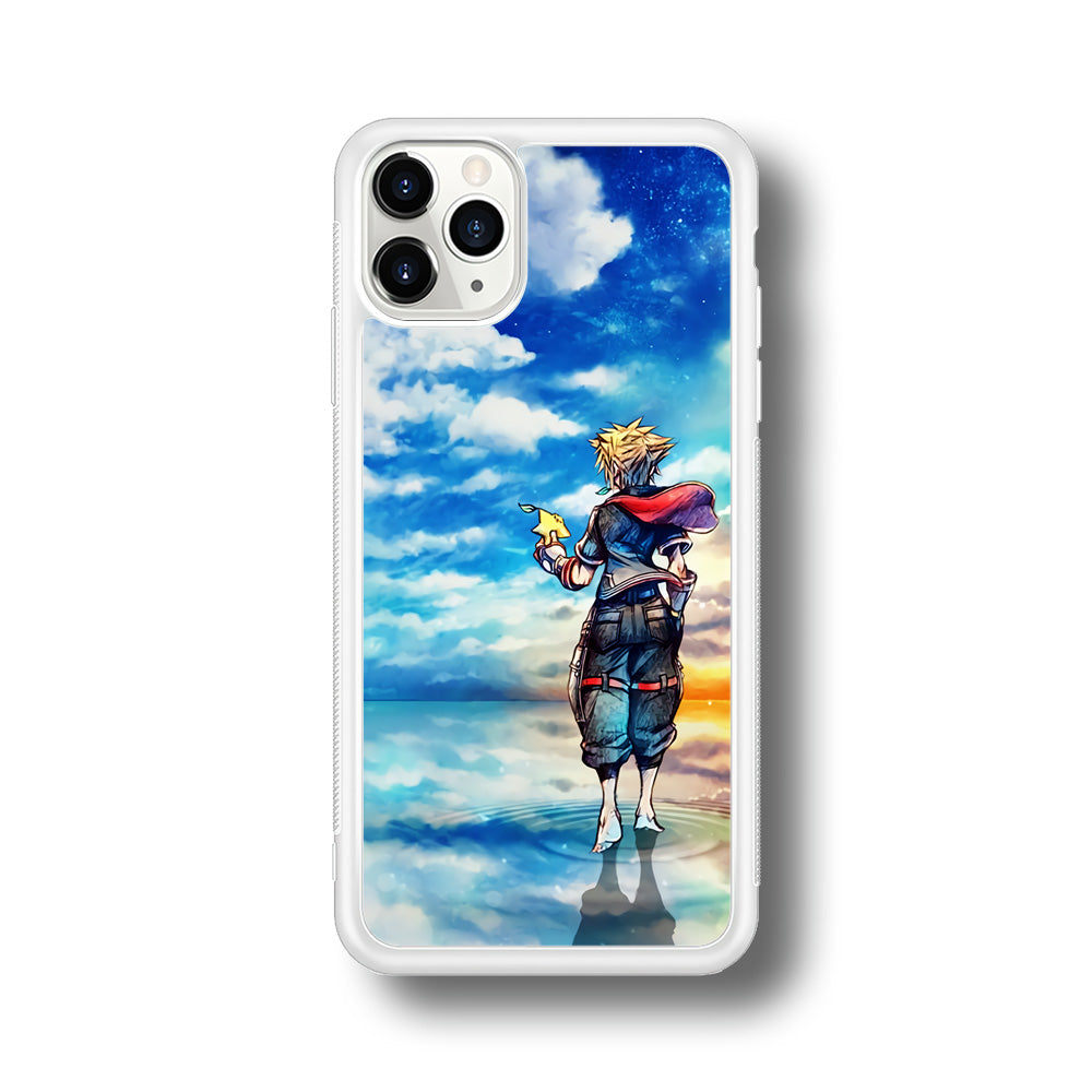 Kingdom Hearts Art iPhone 11 Pro Max Case-Phone Case-Rubber White (2D Case)-Altracase