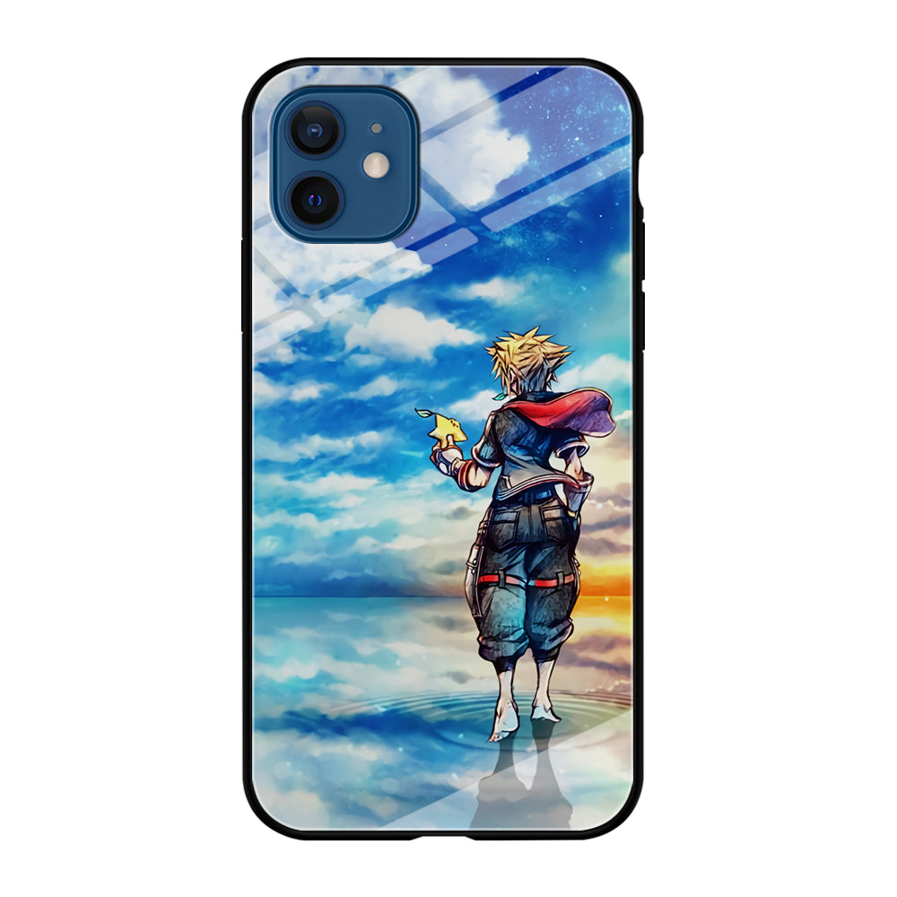 Kingdom Hearts Art iPhone 12 Case-Phone Case-Tempered Glass Case-Altracase