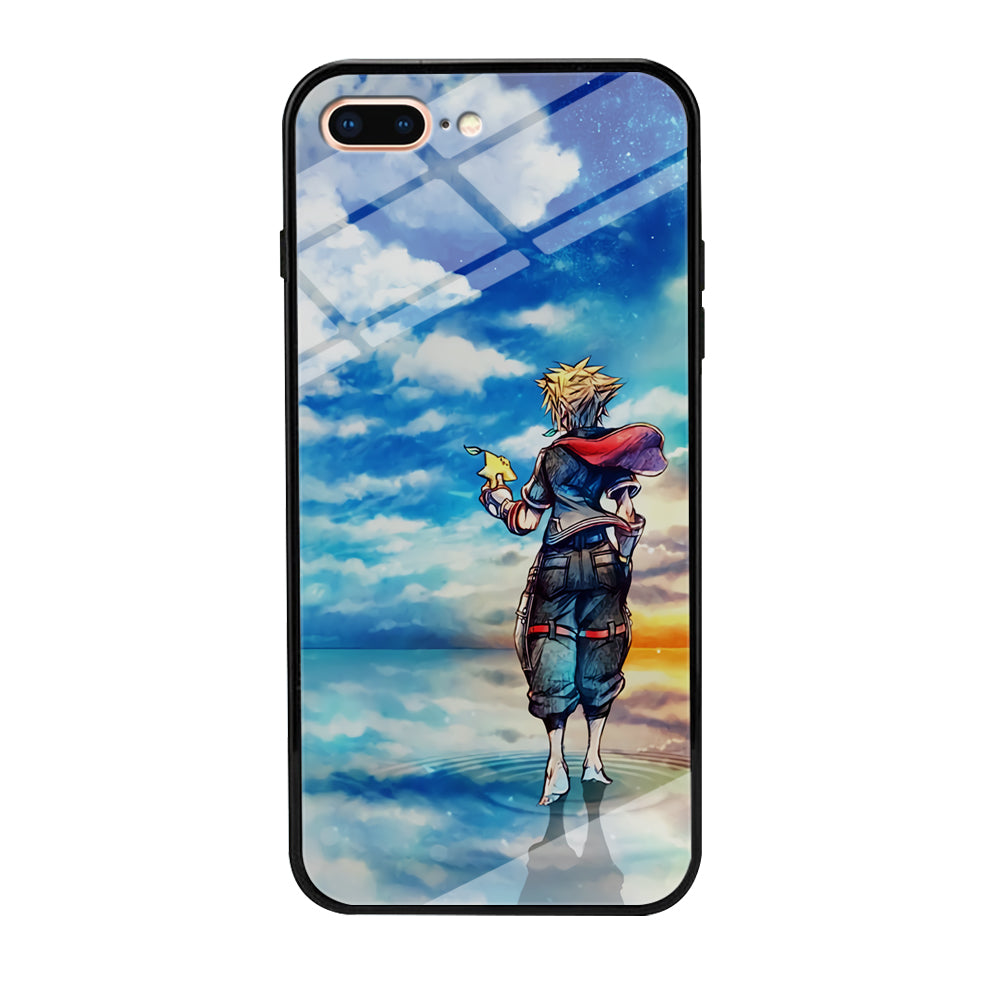 Kingdom Hearts Art iPhone 8 Plus Case-Phone Case-Tempered Glass Case-Altracase