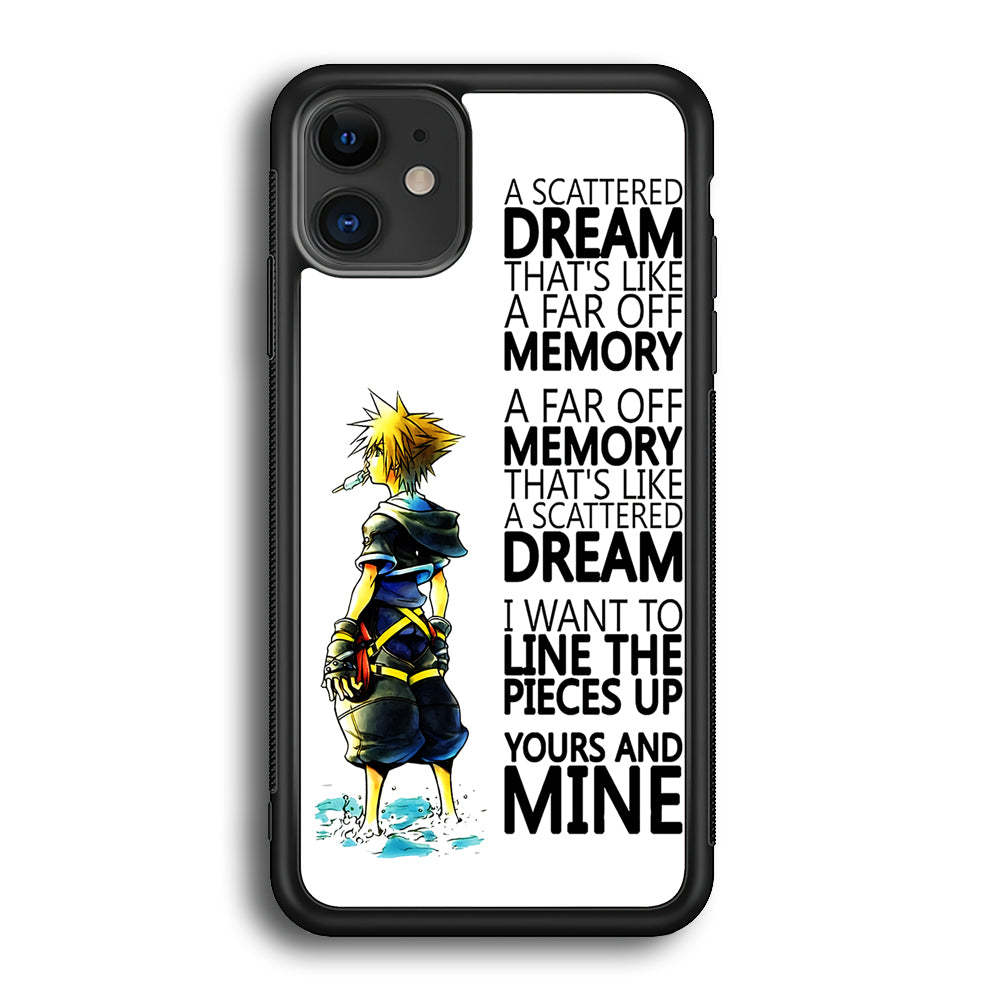 Kingdom Hearts Quote iPhone 12 Mini Case-Phone Case-Rubber Black (2D Case)-Altracase