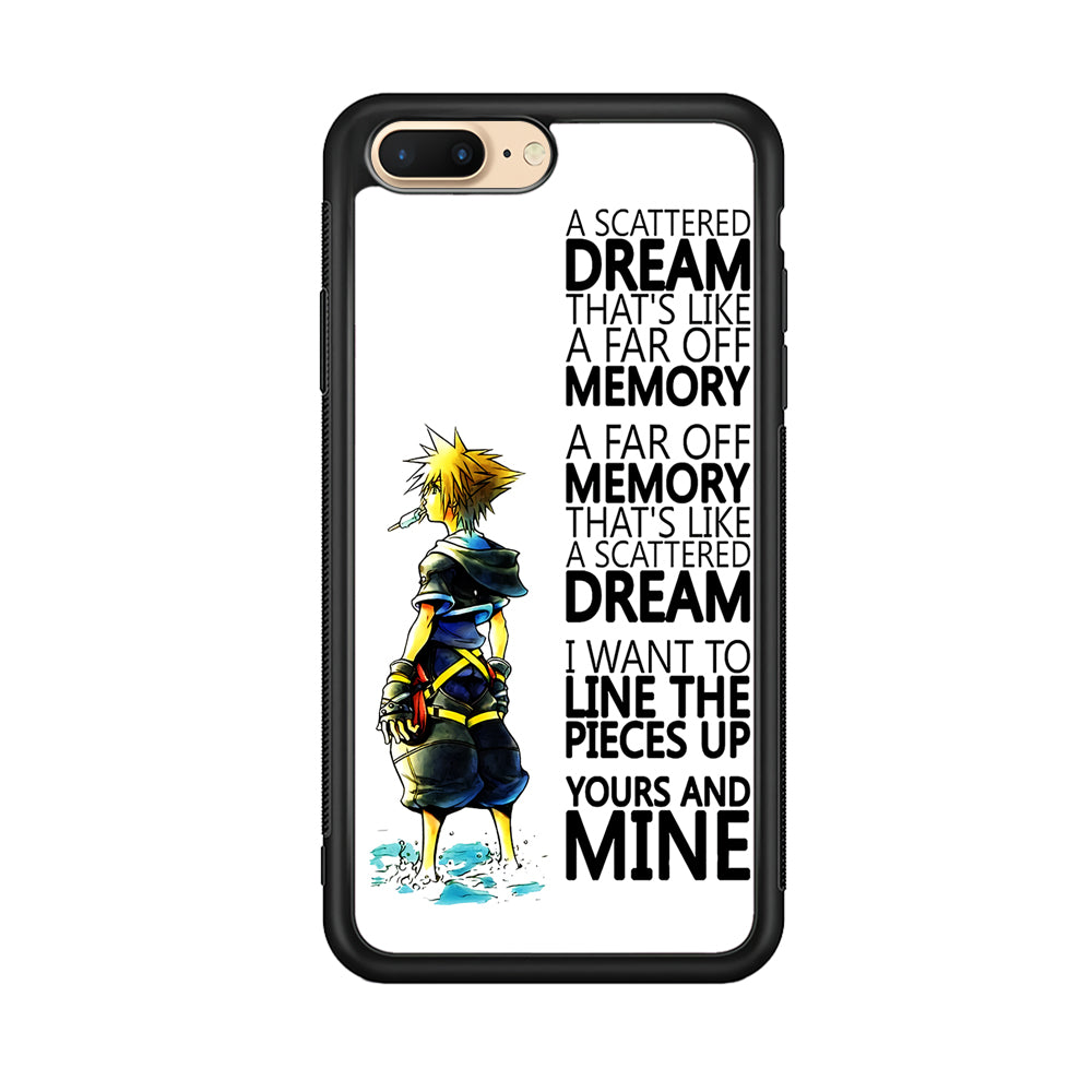 Kingdom Hearts Quote iPhone 8 Plus Case-Phone Case-Rubber Black (2D Case)-Altracase