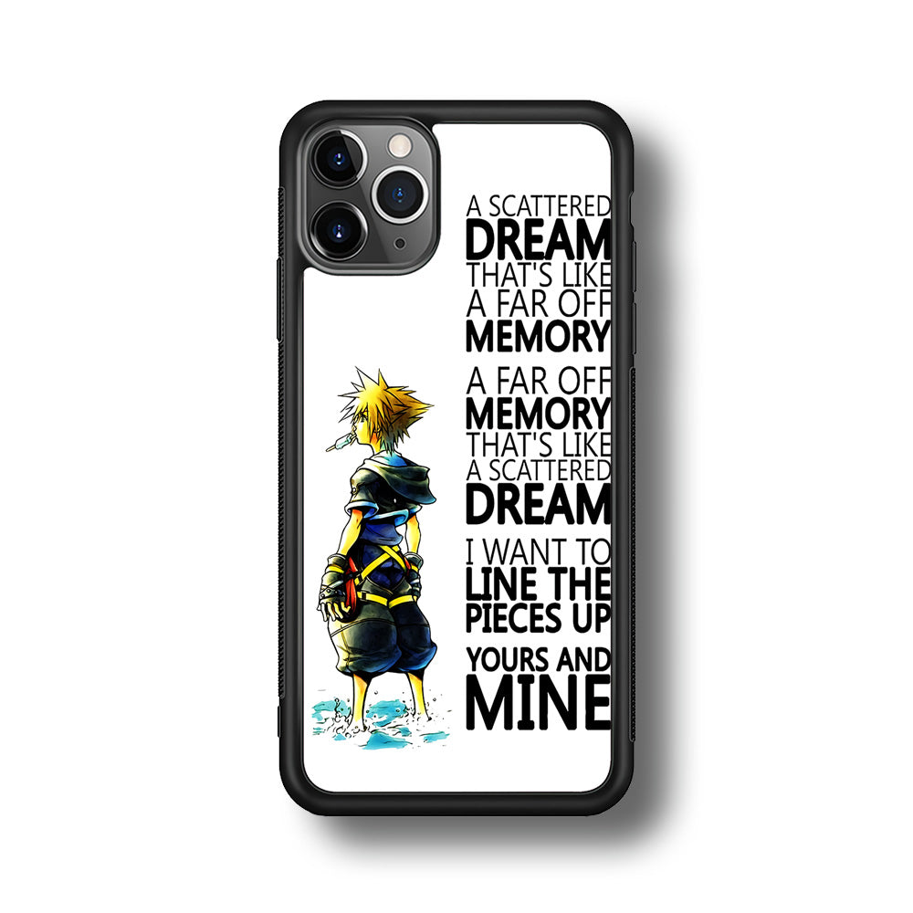 Kingdom Hearts Quote iPhone 11 Pro Max Case-Phone Case-Rubber Black (2D Case)-Altracase