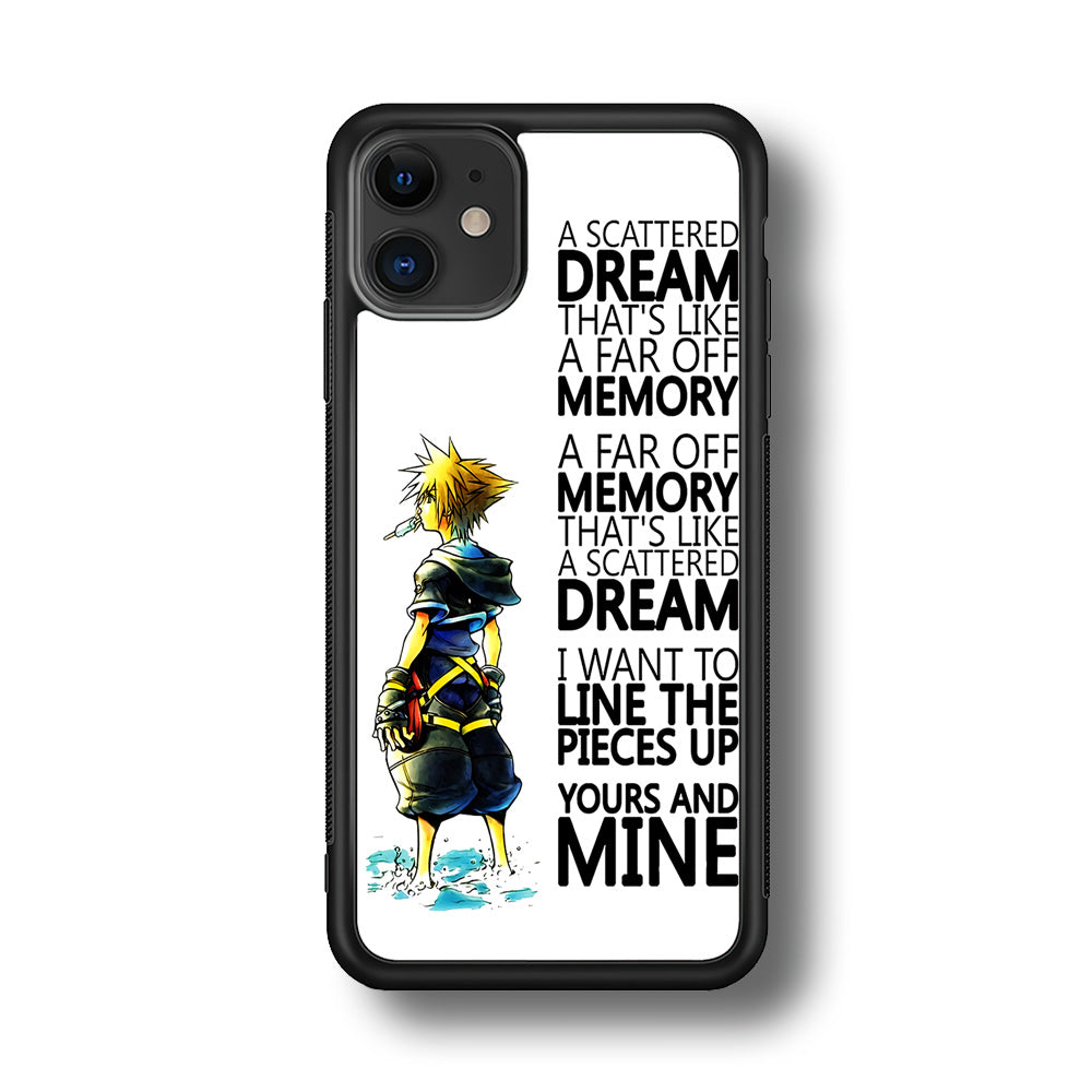 Kingdom Hearts Quote iPhone 11 Case-Phone Case-Rubber Black (2D Case)-Altracase