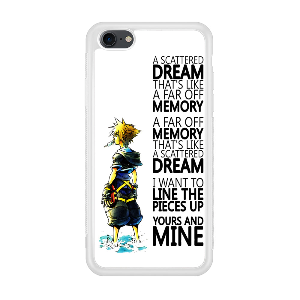 Kingdom Hearts Quote iPhone 7 Case-Phone Case-Rubber White (2D Case)-Altracase