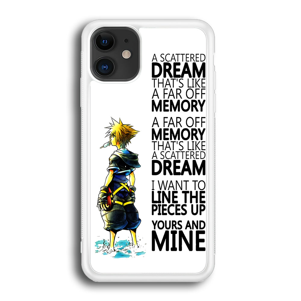 Kingdom Hearts Quote iPhone 12 Mini Case-Phone Case-Rubber White (2D Case)-Altracase